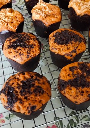 Foto resep Muffin cheese chocochip no mixer