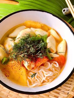 Hình của món Bún Mực Nang Baby.