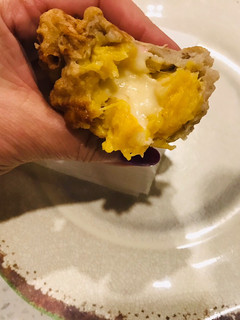Una foto de Plátanos aborrajados con queso