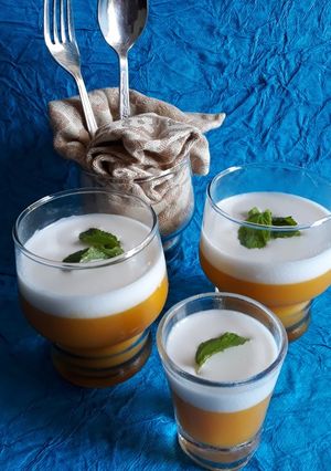 A picture of Thai Mango Coconut Jelly.