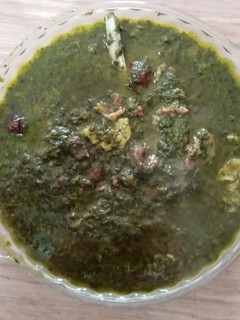 عکسی از دستور خورشت آلو اسفناج