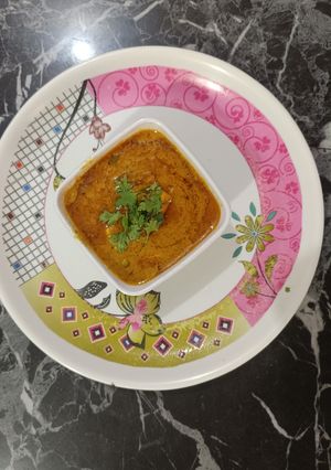 A picture of Matar. Paneer. Khoya. Desi recipe.