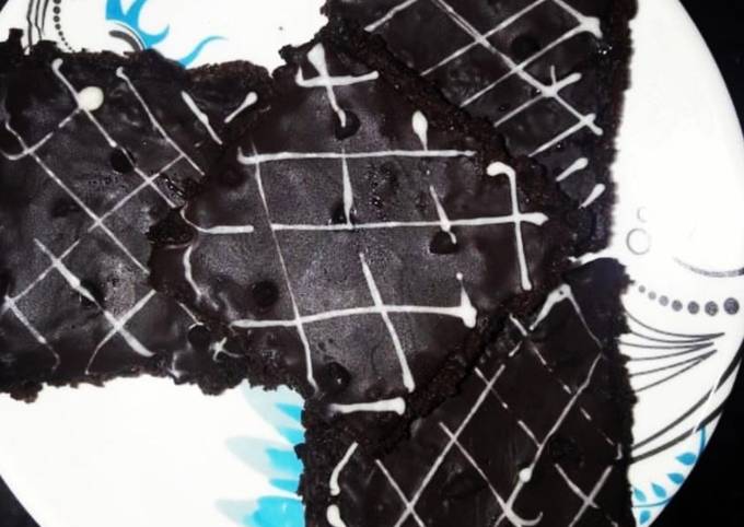 Eggless Brownie Cake Recipe