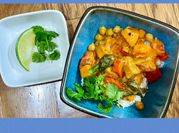 A picture of roasted gram curry