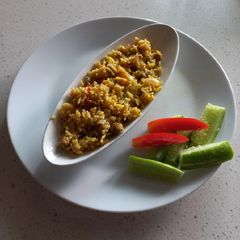 Soyabean pulav A picture of Soyabean pulav.