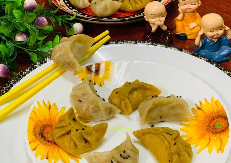 Recipe of Any-night-of-the-week All-purpose flour Veg momos /whole wheat flour paneer momos