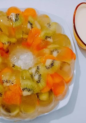 Foto resep Glass jelly fruit ala mamirica