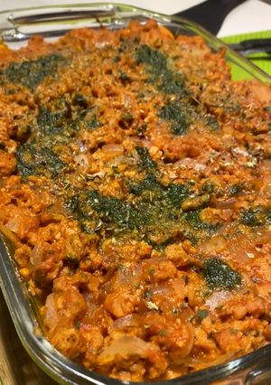 Una foto de Lasagna vegana