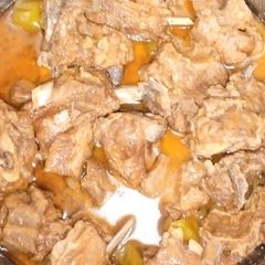 Namkeen Mutton Gosht no tomatoes A picture of Namkeen Mutton Gosht no tomatoes.