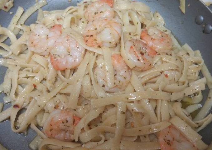 Easy Shrimp Scampi Pasta