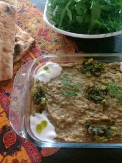 عکسی از دستور حلیم بادمجان برای ناهار