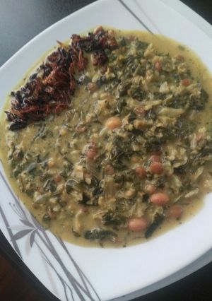 عکسی از دستور آش کشک و کلم باطعم عالی ،😍☺️ جاتون خالی