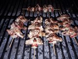 Brochetas de pollo