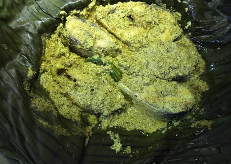 Recipe of Quick Ilish macher paturi (Hilsa fish paturi)