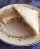Sándwich de calabacitas y jitomate