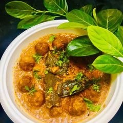 A picture of Raw Jackfruit / Kathal Ke Kofta Curry.