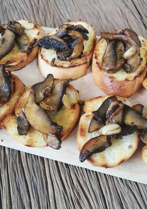 รูปของ Bruschetta with portobello mushroom