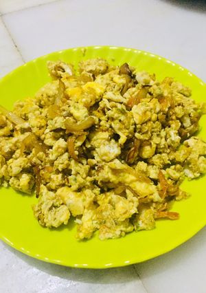 A picture of Egg bhurji.