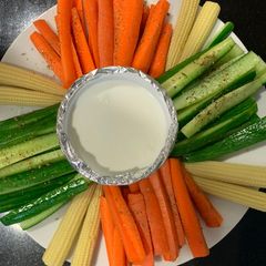 A picture of Three colors salad.