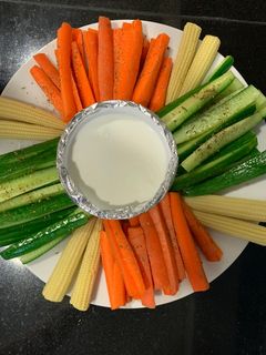 A picture of Three colors salad.