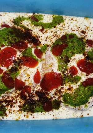 A picture of Oats Dahi Bhallas.