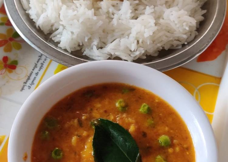 Recipe of Any-night-of-the-week Green peas sabji