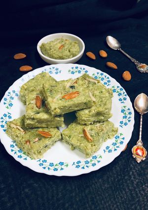 A picture of Avocado Kalakand.