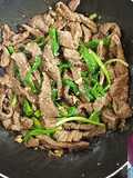 Salteado de carne con jengibre