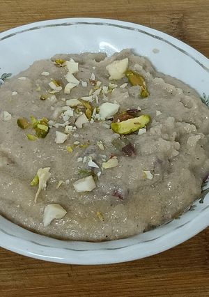 A picture of Red Poha Kheer.