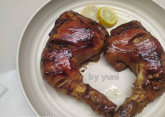 Ayam bakar wong solo versi teplon
