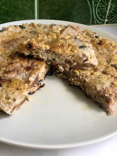 Una foto de Tortilla de manzanas