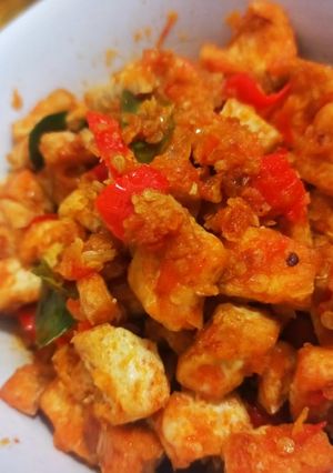 Foto resep Tahu bumbu merah pedas