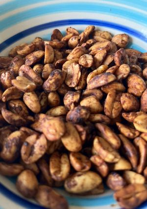 Una foto de Snack de maní saborizado en freidora sin aceite