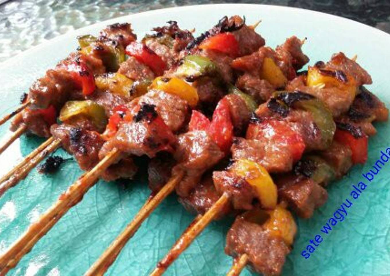 Sate wagyu ala bunda Jk 😘