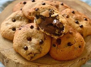 Foto principal de Las mejores galletas del mundo-rellenas de nutella🍫⚠️