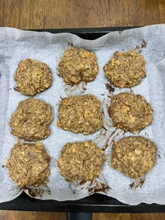 Foto resep Banana Oat Peanut Butter Cookies / Biskuit Oat Pisang (Snack MPASI)
