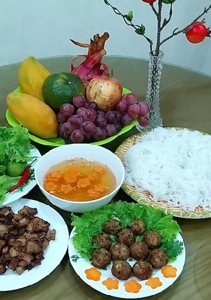 A picture of Bún chả - Air Fryer.