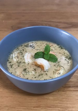 A picture of Prawn Soup.