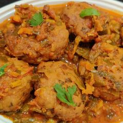 A picture of Besan ki Tikki ki Sabzi.