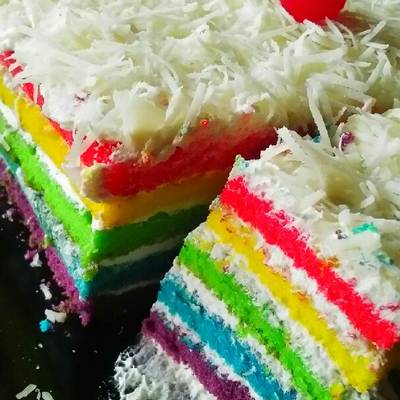 Resep Rainbow Cake Panggang Oleh Reka Rere - Cookpad Resep Rainbow Cake Panggang Oleh Reka Rere - Cookpad