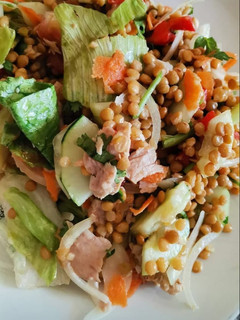 Foto de Salada de Atum, Lentilhas e Maçã