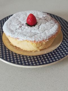 Una foto de Cotton cheesecake japonés de 3 ingredientes