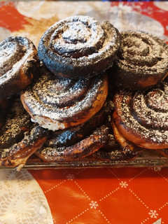 Kakaós csiga recept fotója