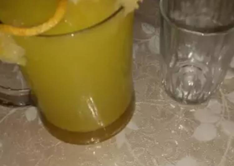 عصير الليمون بالزنجبيل
