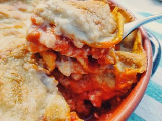Lasagne Senatore Cappelli con ragù di cicerchie