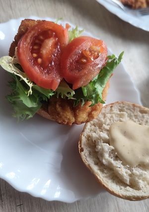 Zdjęcie przepisu Chicken burger.