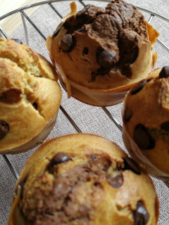 Una foto de Muffins de harina de avena