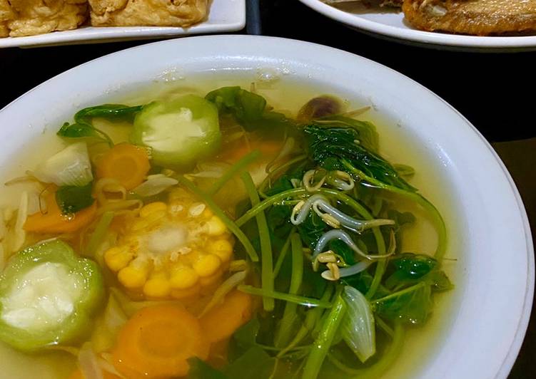 Resep: SempurnaMenyimpan Sayuran Bening Bayam/porsi