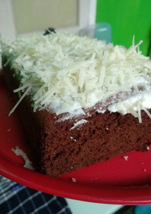 Foto resep Bolu kukus coklat topping keju