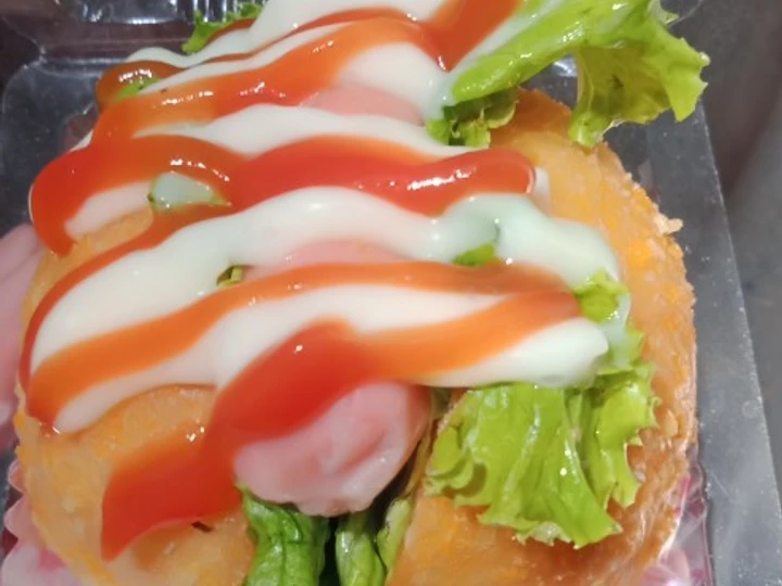 Langkah Mudah untuk Membikin Resep Donsis (Donat sosis) yang Bisa Manjain Lidah Anti Ribet, Uenak Banget